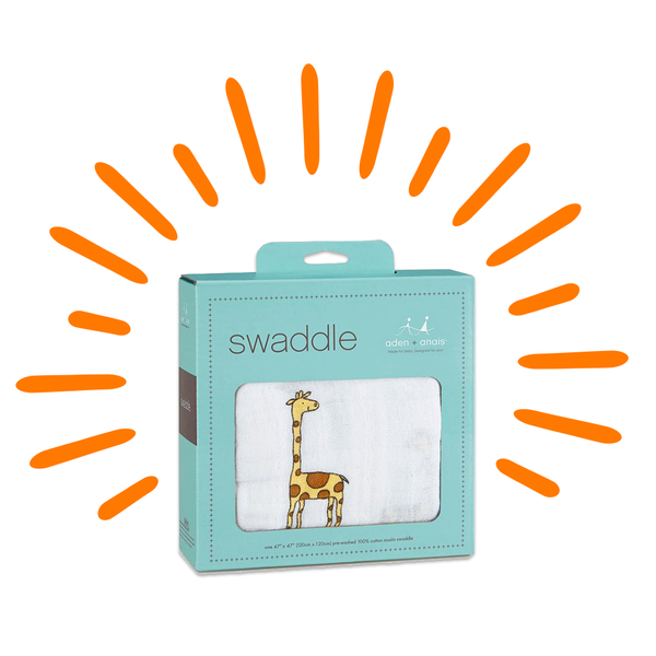 Win an Aden and Anais Giraffe Swaddle! (Competition CLOSED)