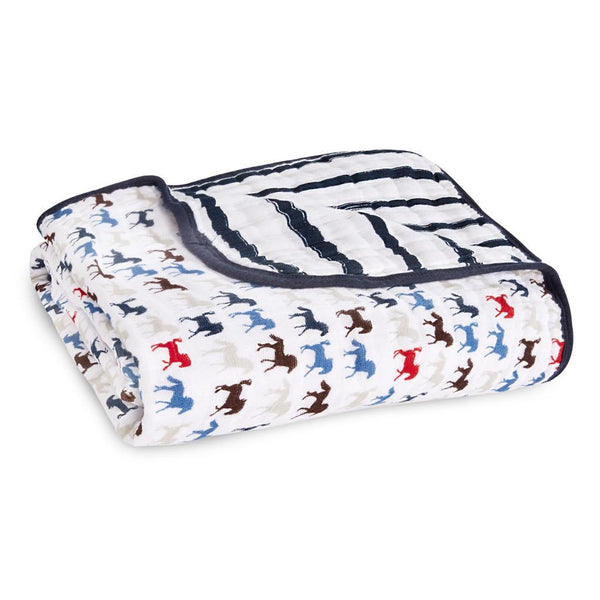 Aden and Anais Classic Dream Blanket Wild Horses