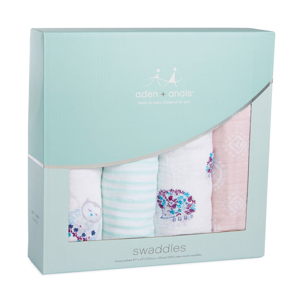 Aden and Anais Classic Swaddles Thistle
