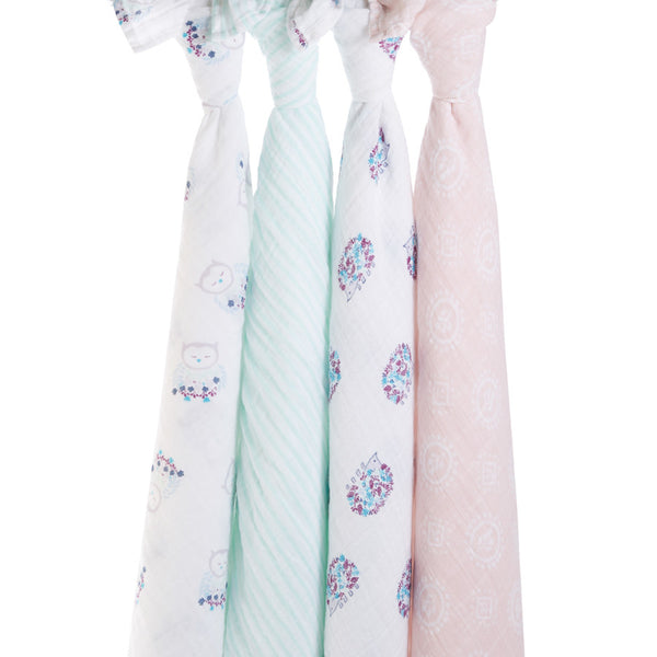 Aden and Anais Classic Swaddles Thistle