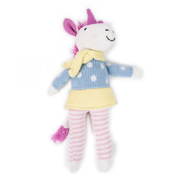Weegoamigo Knit Toy - Unicorn